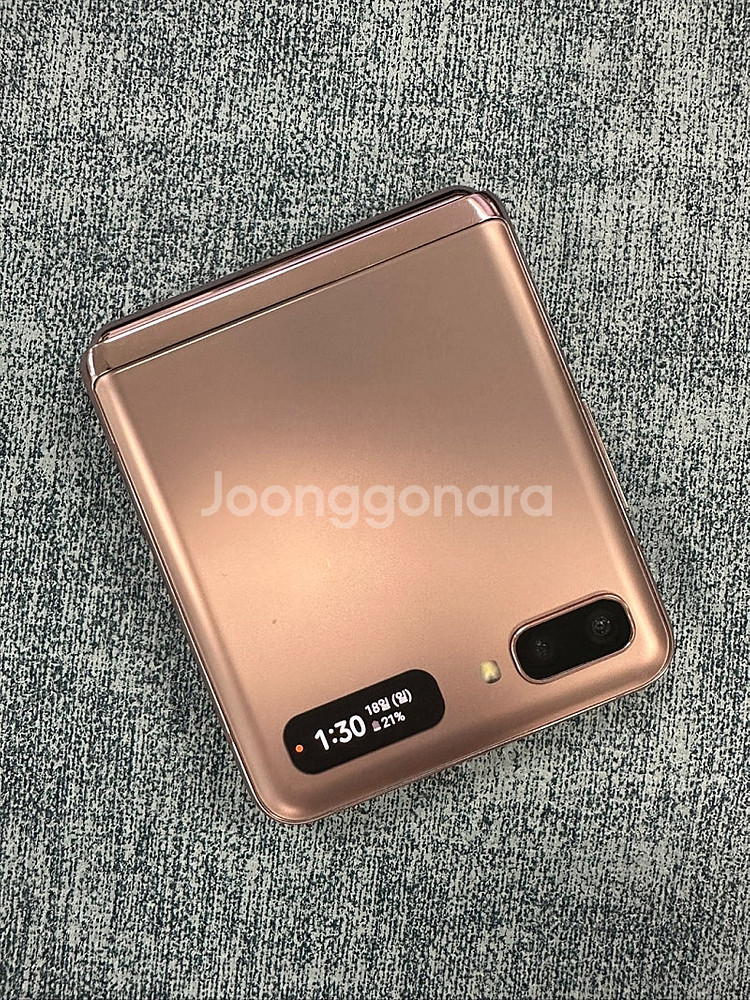 갤럭시Z플립2 256G 브론즈 상태좋은 게임용 서브용 ...--5